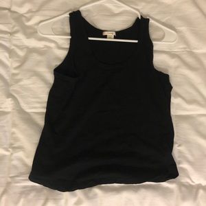 Black tank top